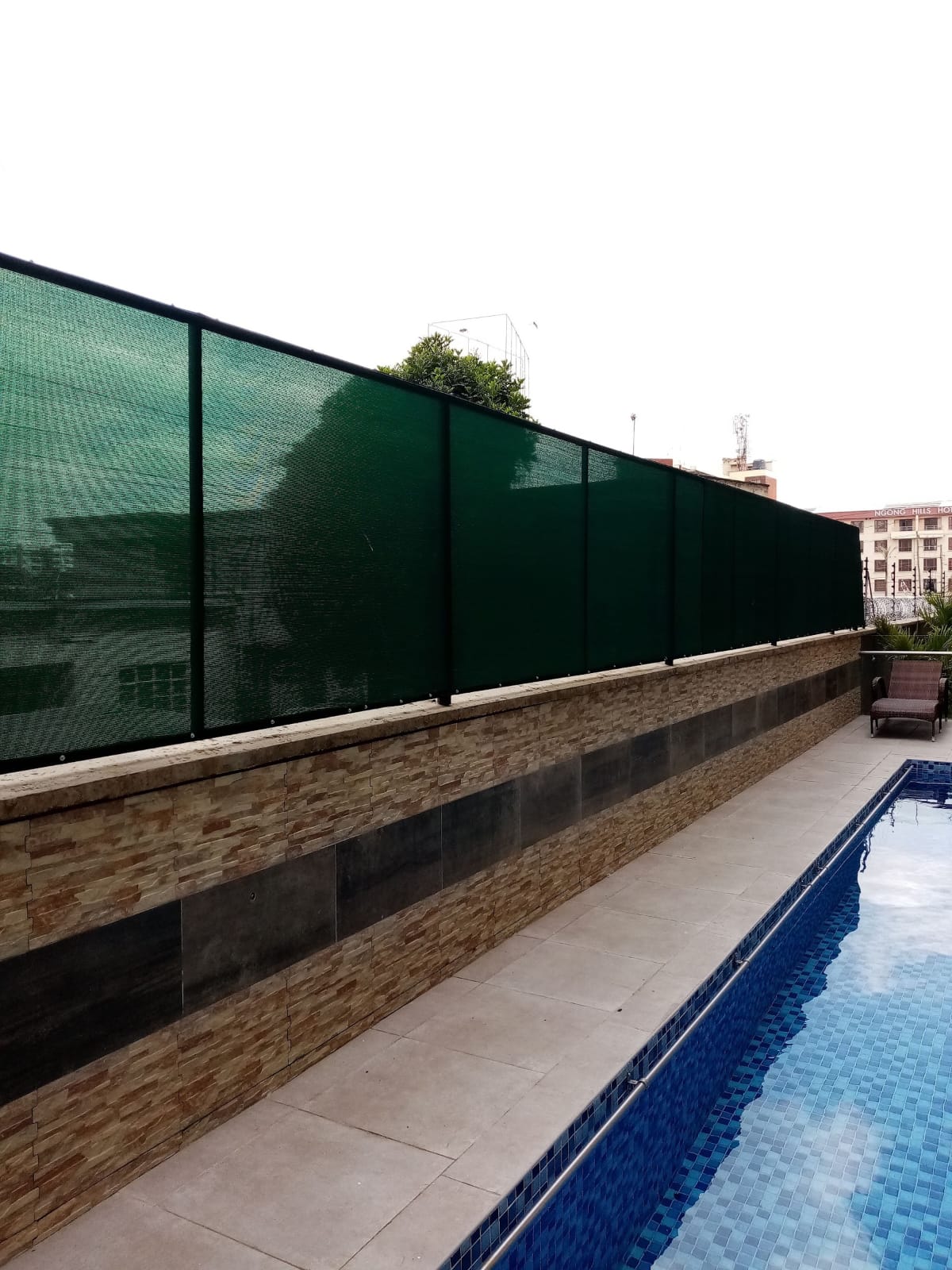 Elatec Shading Division: HDPE Privacy Screening