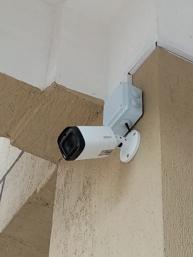 Dahua CCTV camera system installed on a client property in Kenya